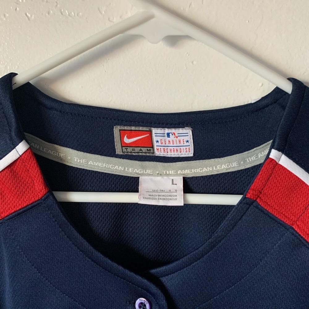 Nike Team Cleveland Indians Baseball Jersey - Picture 3 of 4